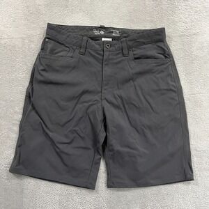Mountain Hardwear Shorts Mens 33 Flat Front Chino Nylon Outdoors Preppy